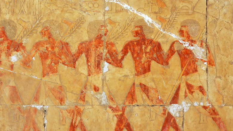 Egyptian soldiers, Tomb of Hatshepsut