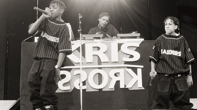 Kris Kross performing 