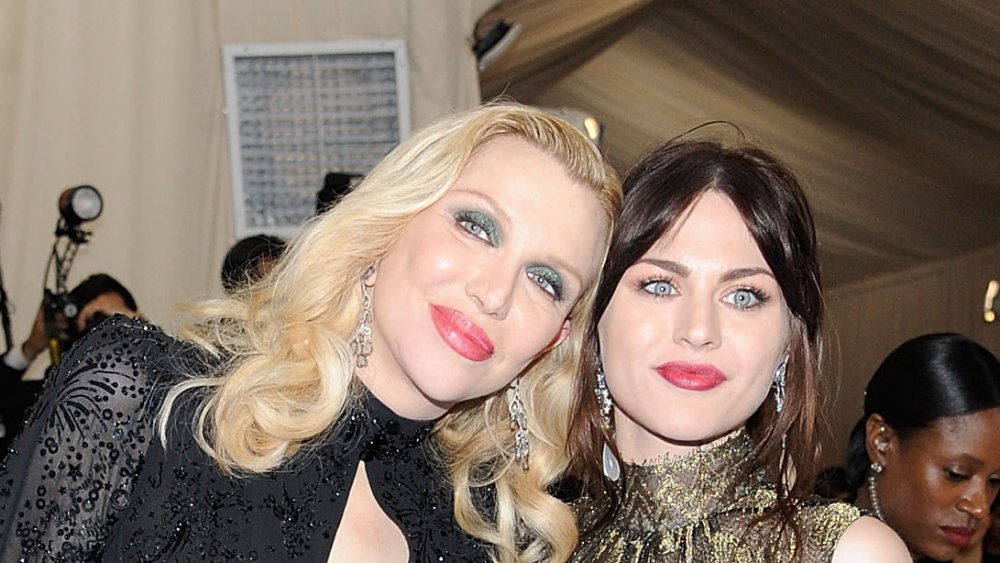 Courtney Love and Francis Bean Cobain.