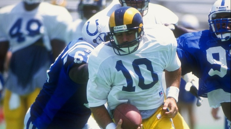 Warner in a 1998 preseason game