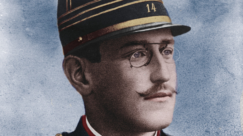 Alfred Dreyfus posing