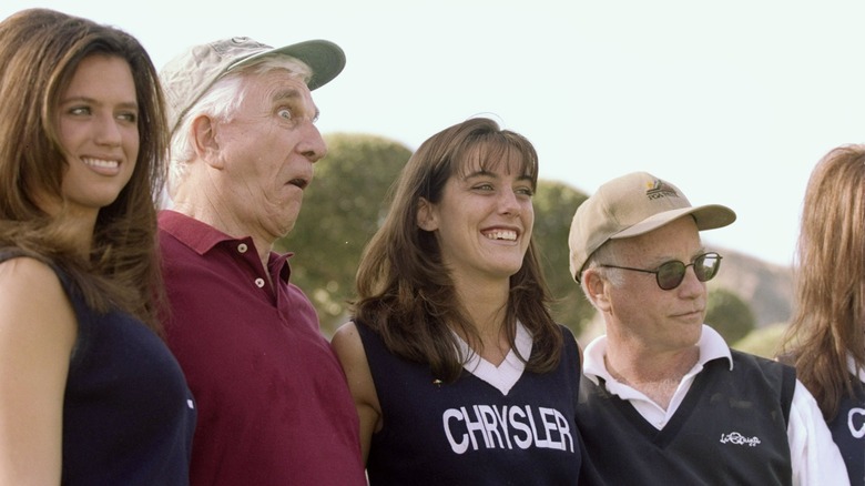 Leslie Nielsen with Richard Dreyfuss