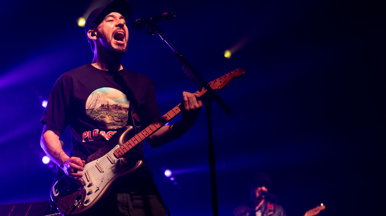 Mike Shinoda at a performance