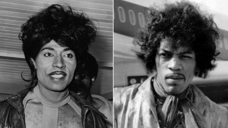 Little Richard and Jimi Hendrix