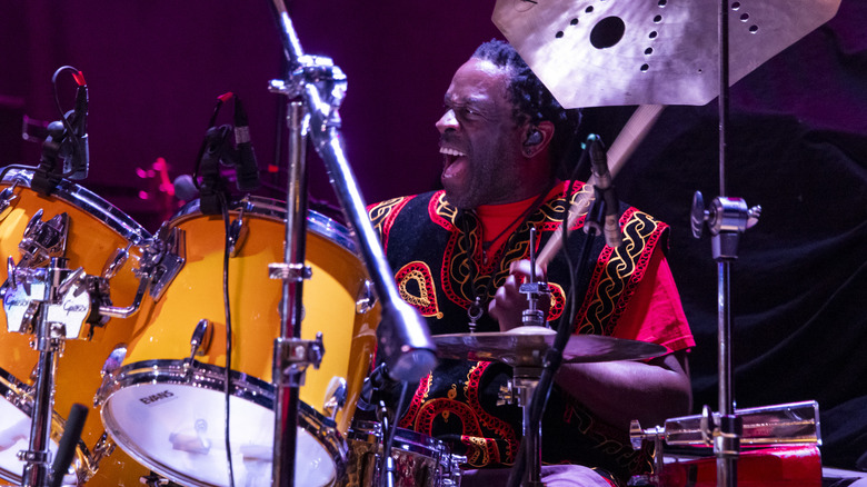 Will Calhoun playing drums