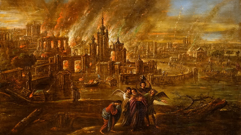 lot and his family flee sodom