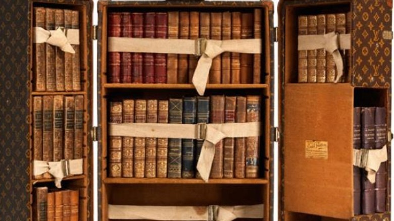 Louis Vuitton library Trunk with books