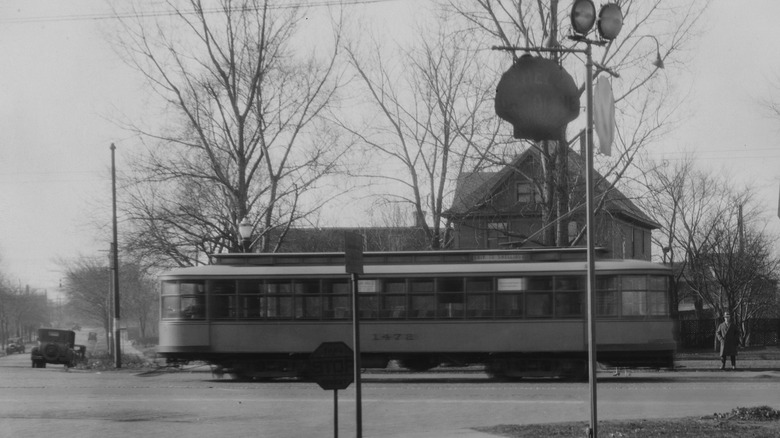 street car in the 1930s