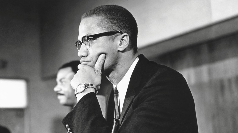 civil rights leader Malcolm X