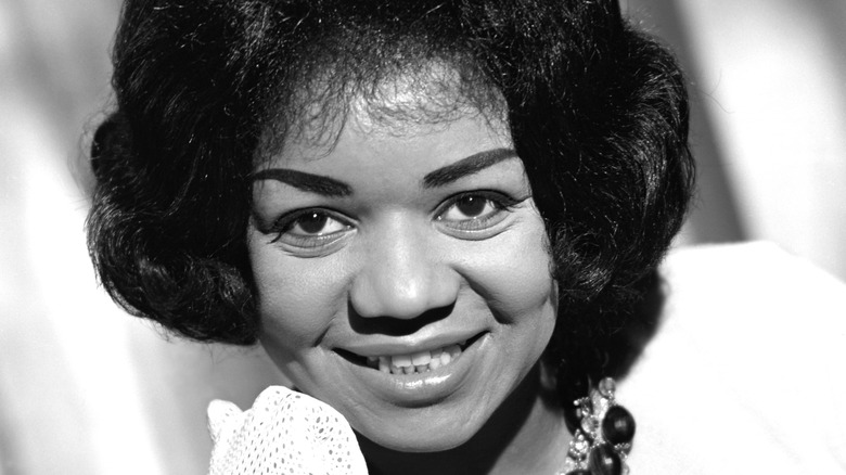 Anna Gordy, first wife of Marvin Gaye, smiling