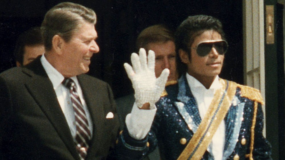 Michael Jackson and Ronald Reagan