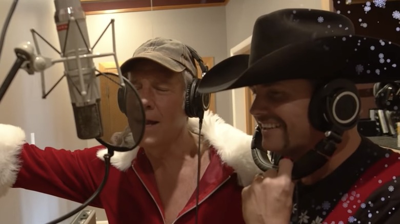 Mike Rowe and John Rich singing