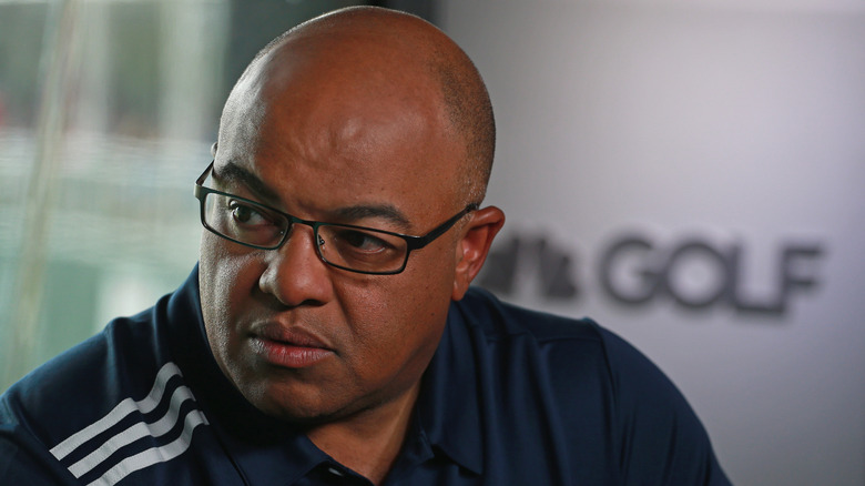 Mike Tirico side profile