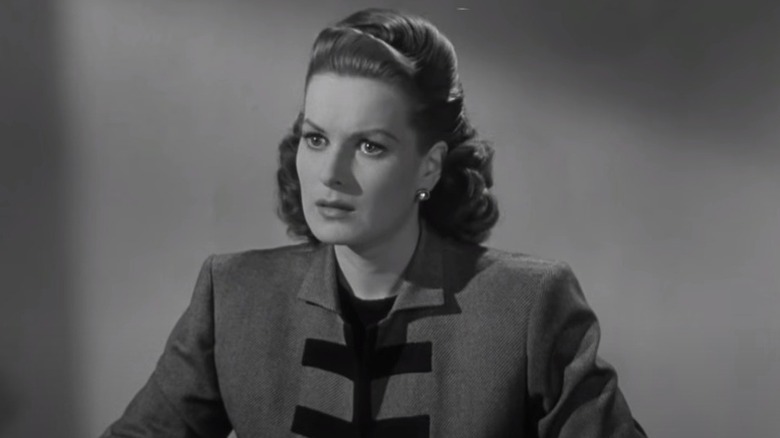 Maureen O'Hara as Doris Walker in "Miracle on 34th Street"