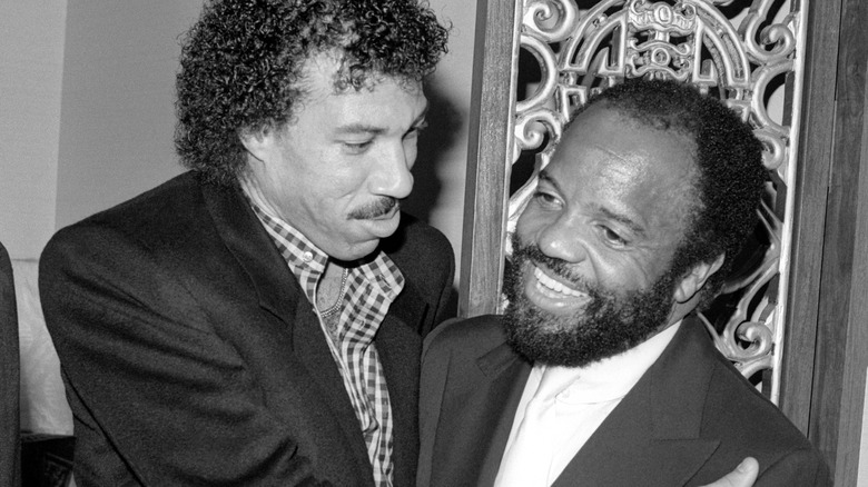 Lionel Ritchie embraces Berry Gordy