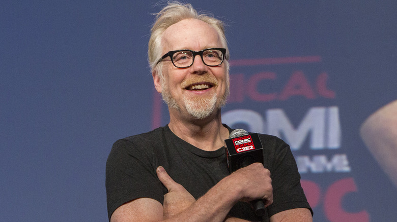 mythbusters' Adam Savage with mic