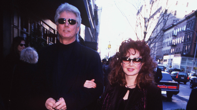 New York City Naomi Judd And Husband Larry Strickland Leaving Nello's Restaurant