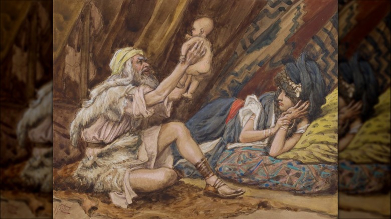 Birth of Noah painting