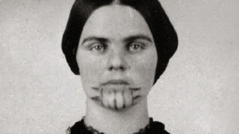 Olive Oatman, 1857