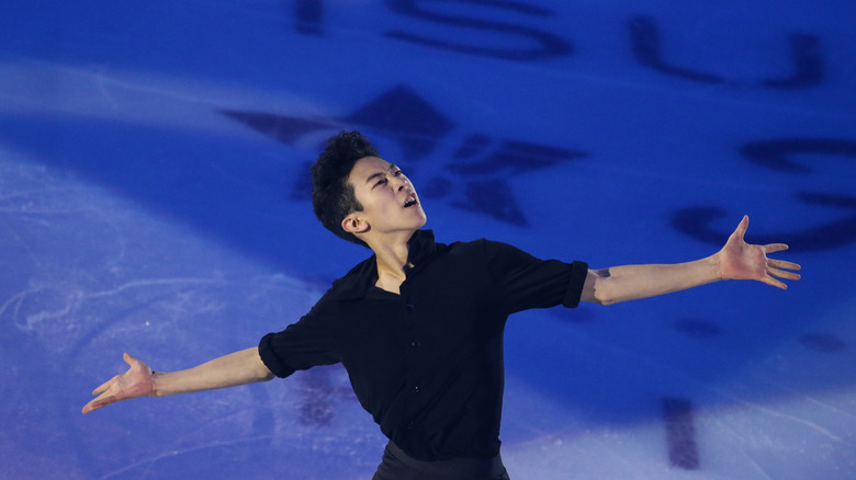 Nathan Chen at an exhibition