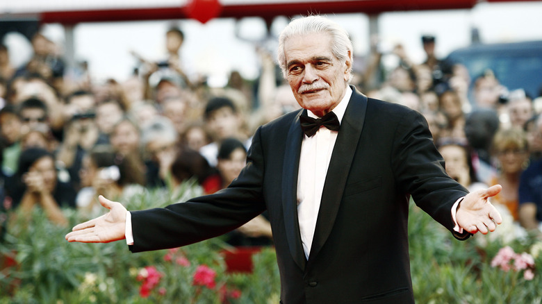 Omar Sharif in a suit