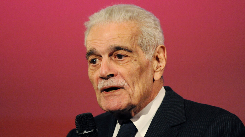 Omar Sharif close-up