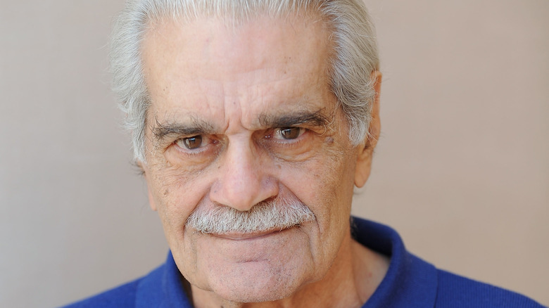 Omar Sharif close-up