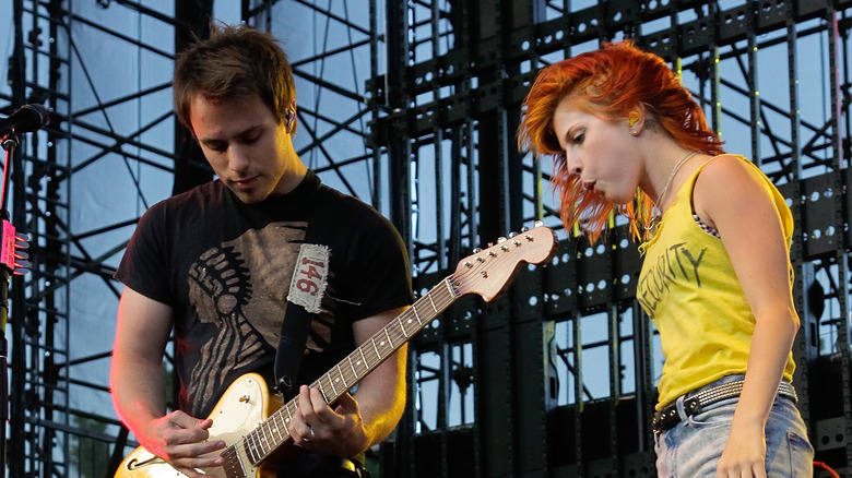 Hayley singing with Josh