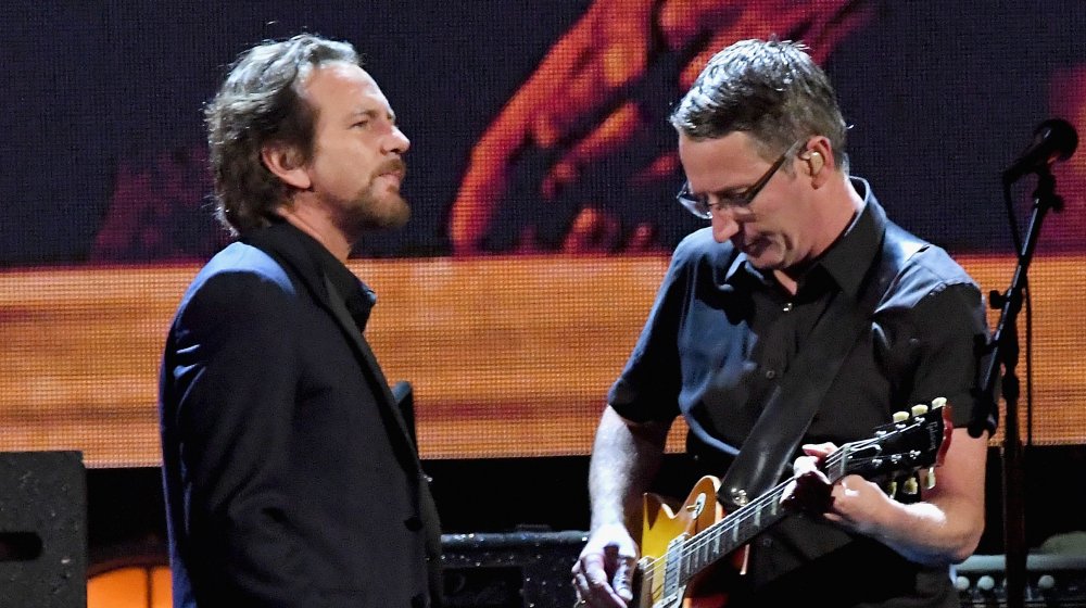 Eddie Vedder and Stone Gossard