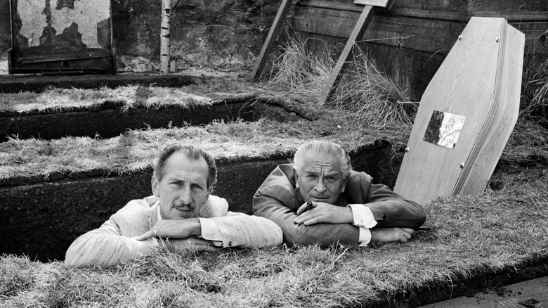 peter cushing in dug up grave