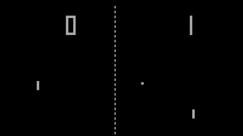 Pong gameplay screenshot