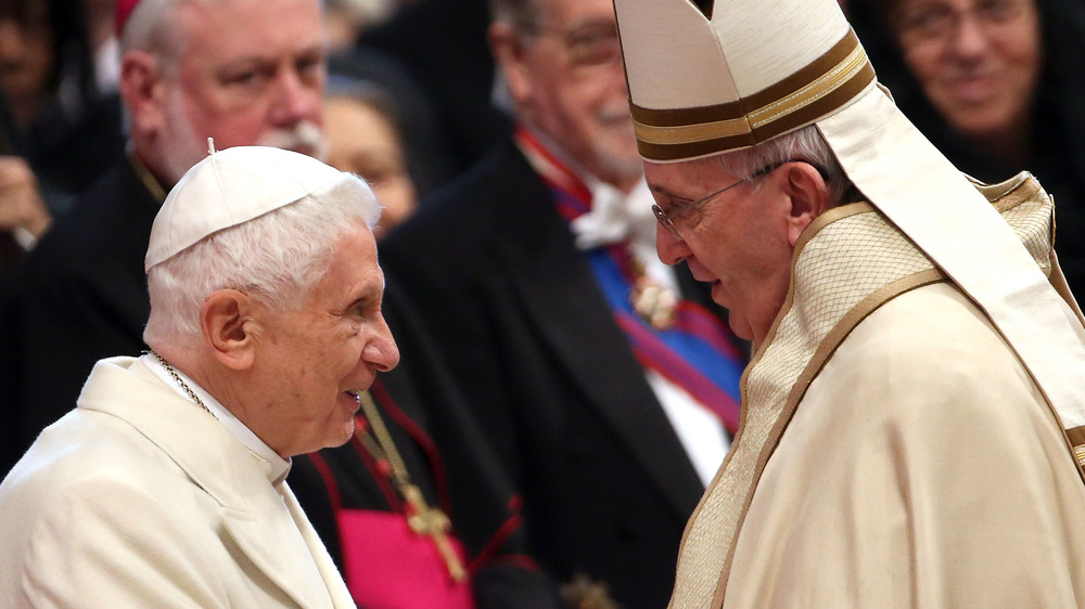 Pope Emeritus Benedict, Pope Francis