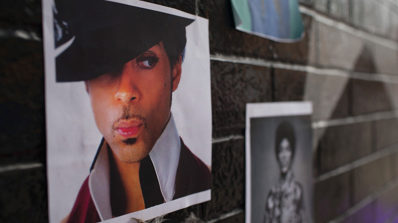 A memorial to Prince in Minnesota