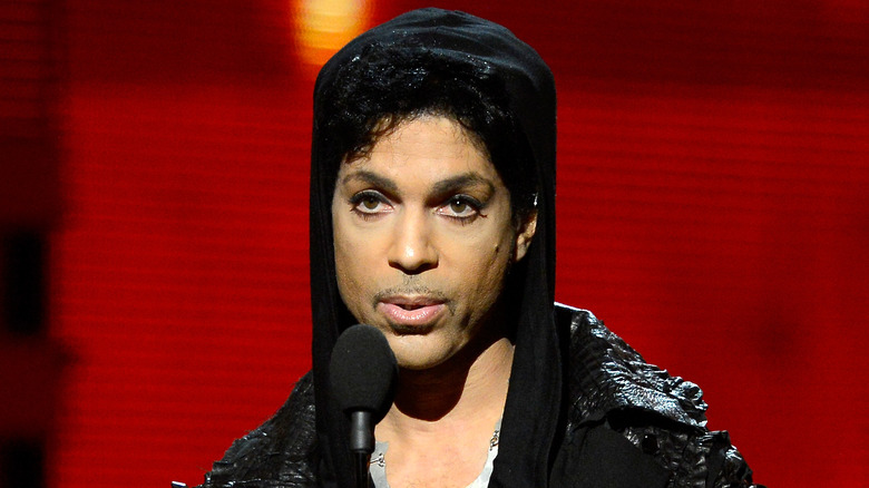 Prince at the Grammys in 2013