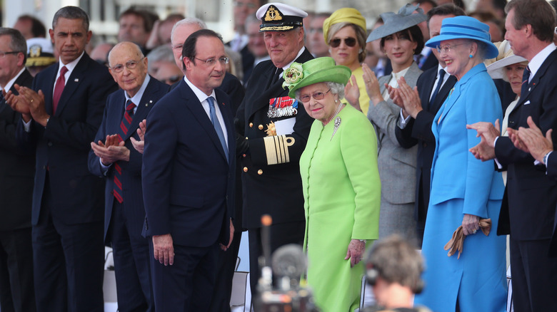 Elizabeth meeting Francois Hollande