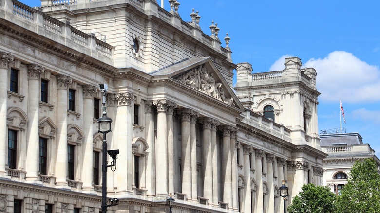 HM Revenue and Customs Office blue skies