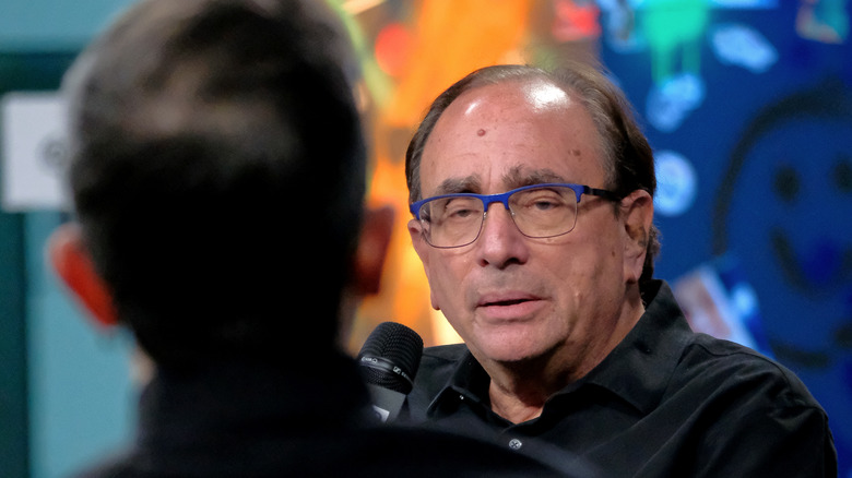 R.L. Stine being interviewed in 2019