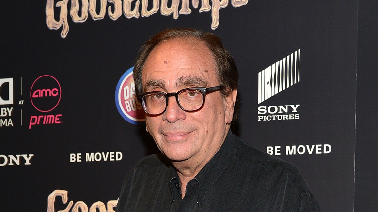 R.L. Stine at the 2015 Goosebumps movie premiere