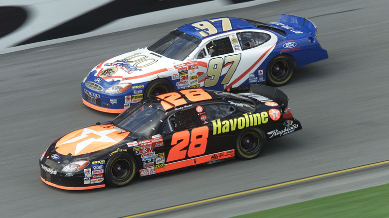 Kurt Busch racing in 2001