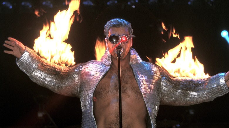 Till Lindemann on fire