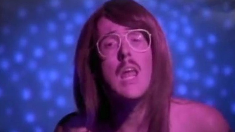 "Weird Al" Yankovic in "Bedrock Anthem" video