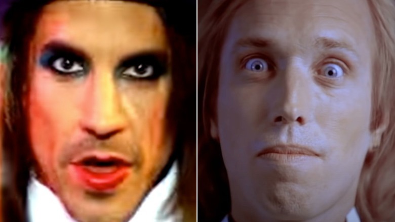 Anthony Kiedis in "Dani California" video and Tom Petty in "Mary Jane's Last Dance Video"