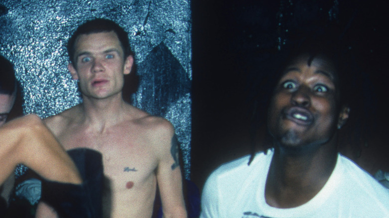 Flea and D.H. Peligro of Red Hot Chili Peppers and Three Little Butt Hairs