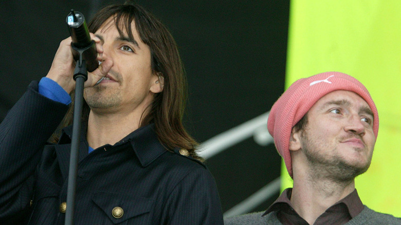 Anthony Kiedis and John Frusciante