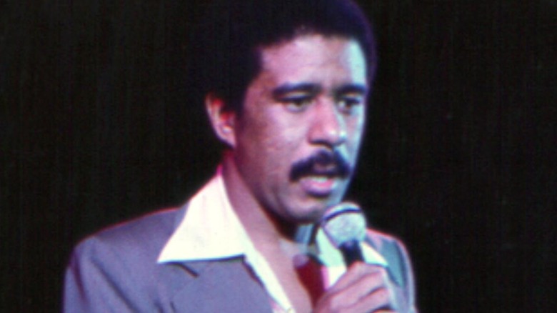 Richard Pryor performing onstage in 1975