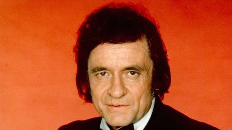 Johnny Cash close-up