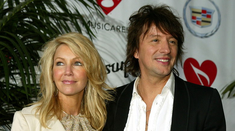 Heather Locklear and Richie Sambora close-up