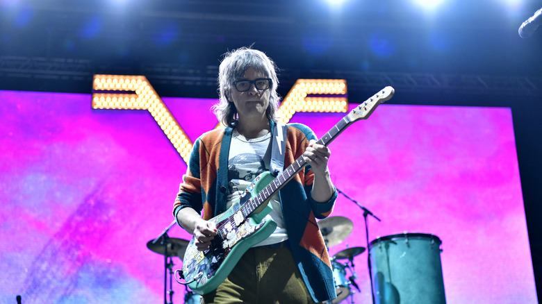 Rivers Cuomo onstage