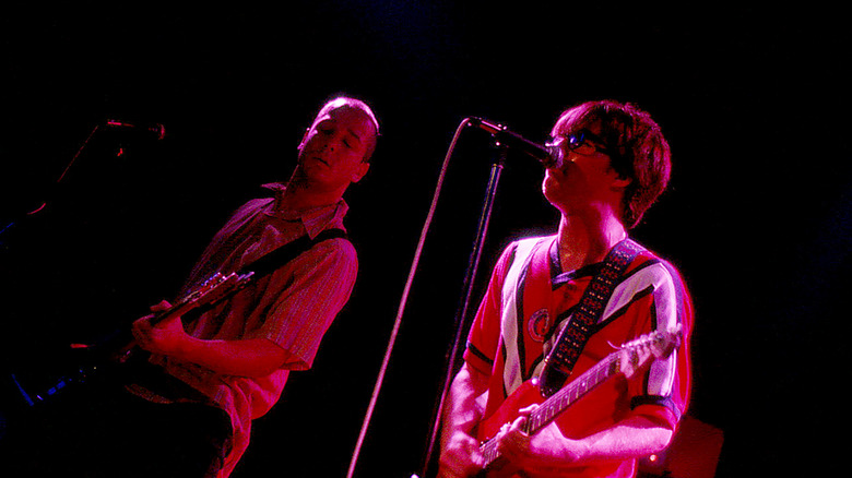 Rivers Cuomo onstage in 1993