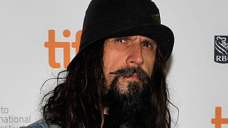 Rob Zombie wearing hat